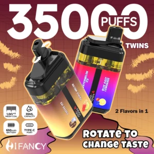 HiFancy Twins 35000 Double oil Tank Disposable Vapes Pod systems Dry herb vaporizer vape deals online vape store