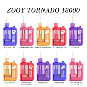 ZOOY TORNADO 18000 Oil-Coil Separated vape coils Disposable Vapes 5 nikotin vape nicotine free best e-cigarettes