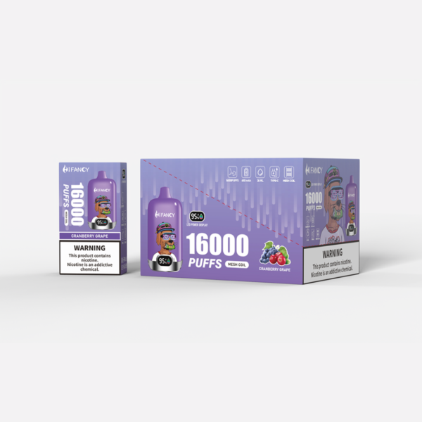 HiFancy Digital Box 16K puffs E-cigarette safety Vape coils vape cartridge e cigarette Europe Union how nice e cigarette price - Image 3