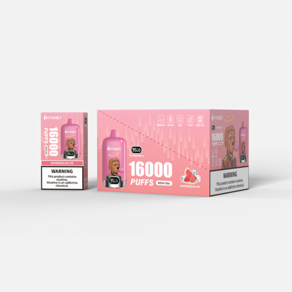 HiFancy Digital Box 16K puffs E-cigarette safety Vape coils vape cartridge e cigarette Europe Union how nice e cigarette price - Image 8