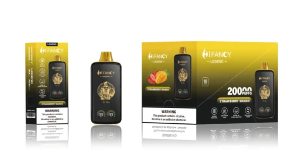 HiFancy Legend 20K Full Screen best e-cigarettes vape nicotine free e cigarettes liquid Vape pods vape pens - Image 2