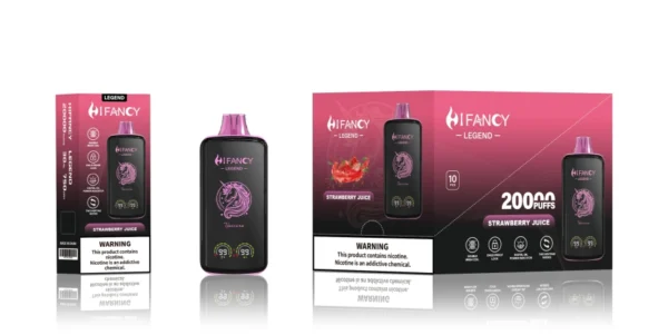 HiFancy Legend 20K Full Screen best e-cigarettes vape nicotine free e cigarettes liquid Vape pods vape pens - Image 4