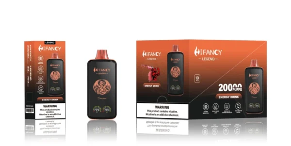 HiFancy Legend 20K Full Screen best e-cigarettes vape nicotine free e cigarettes liquid Vape pods vape pens - Image 5
