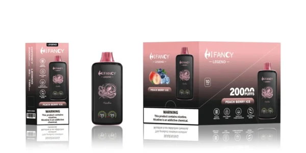 HiFancy Legend 20K Full Screen best e-cigarettes vape nicotine free e cigarettes liquid Vape pods vape pens - Image 7