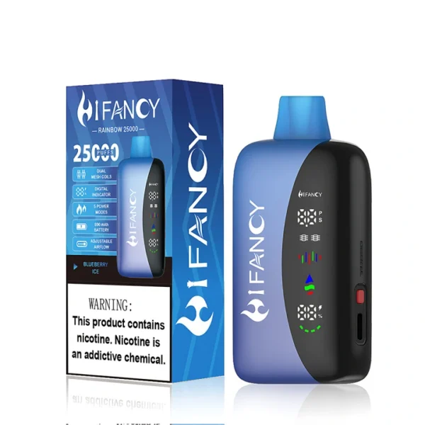 HiFancy Rainbow 25K Full Screen Two heating modes disposable Vapes e cigarettes zero nicotine Vape Amazon - Image 3