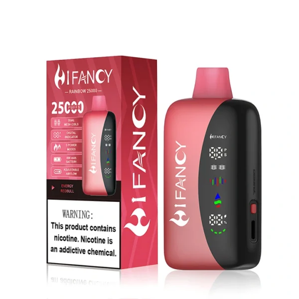 HiFancy Rainbow 25K Full Screen Two heating modes disposable Vapes e cigarettes zero nicotine Vape Amazon - Image 5