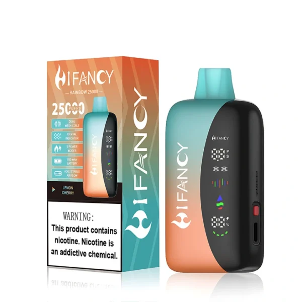 HiFancy Rainbow 25K Full Screen Two heating modes disposable Vapes e cigarettes zero nicotine Vape Amazon - Image 6