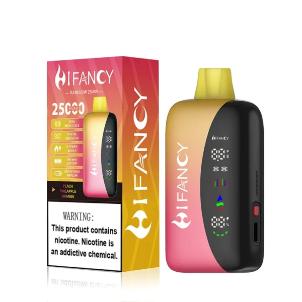 HiFancy Rainbow 25K Full Screen Two heating modes disposable Vapes e cigarettes zero nicotine Vape Amazon - Image 8