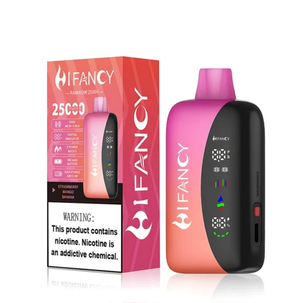 HiFancy Rainbow 25K Full Screen Two heating modes disposable Vapes e cigarettes zero nicotine Vape Amazon - Image 9