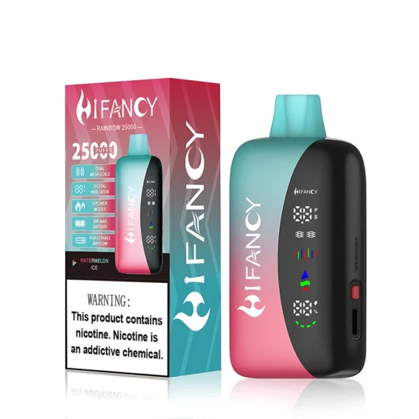 HiFancy Rainbow 25K Full Screen Two heating modes disposable Vapes e cigarettes zero nicotine Vape Amazon - Image 11
