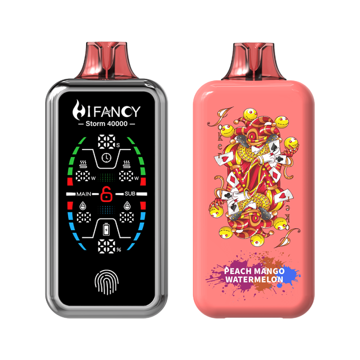 HiFancy Storm 40K Full Screen Vape pen Best e-cigarettes europe Disposable Vapes - Image 9