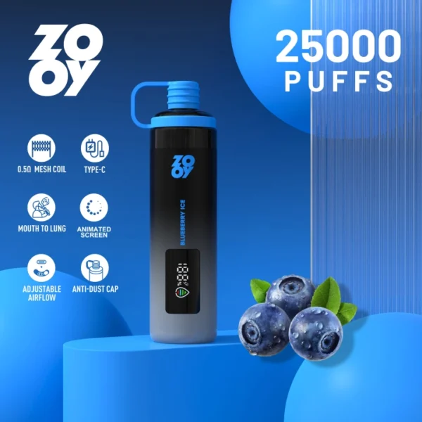 ZOOY SHISHA 25000 DTL Big Cloud Nicotine-free vape Juice Ice Dry herb vaporizer vape shops near me - Image 4