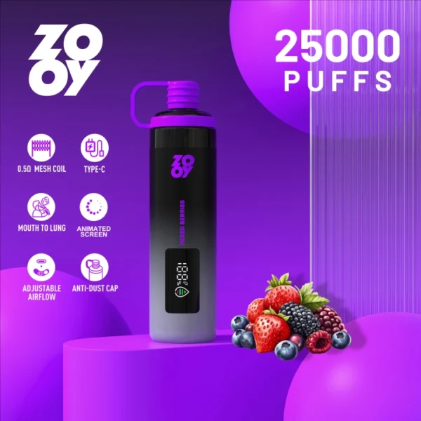 ZOOY SHISHA 25000 DTL Big Cloud Nicotine-free vape Juice Ice Dry herb vaporizer vape shops near me - Image 6