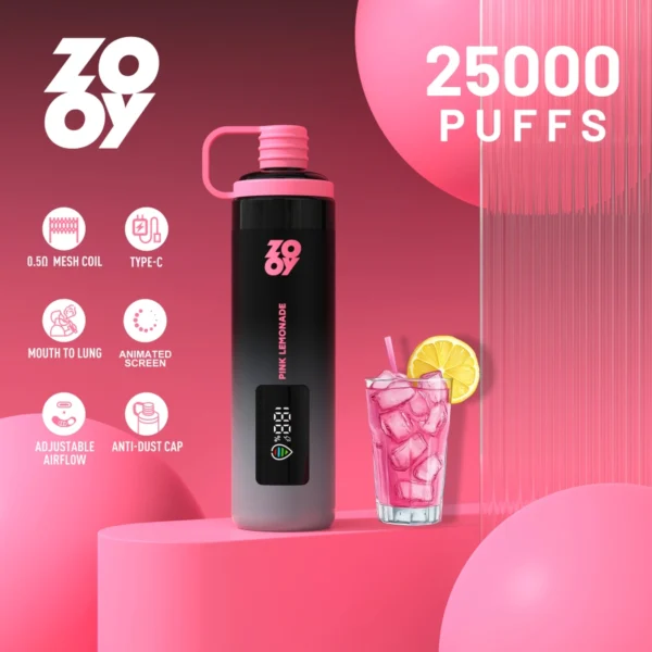 ZOOY SHISHA 25000 DTL Big Cloud Nicotine-free vape Juice Ice Dry herb vaporizer vape shops near me - Image 7