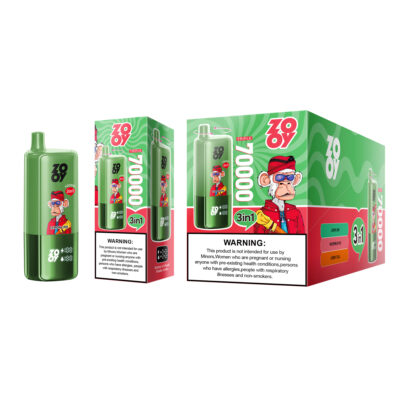 ZOOY Vape Triple 70000 with Triple Mesh Coil for Refresh Vaping - Image 4