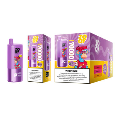 ZOOY Vape Triple 70000 with Triple Mesh Coil for Refresh Vaping - Image 6